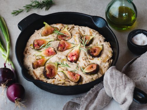 Fig Sourdough Whole Wheat Bread Recipe with Onion + Thyme